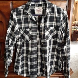 Plaid button up shirt